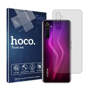 گلس پشت گوشی ریلمی 6 Pro مدل شفاف برند هوکو
