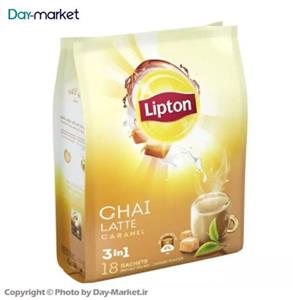 چای لاته لیپتون Lipton مدل کارامل 