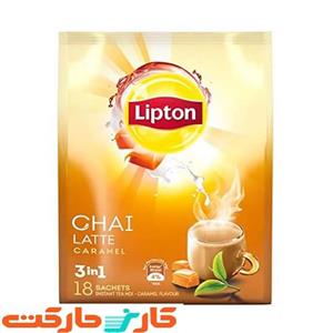 چای لاته لیپتون Lipton مدل کارامل 