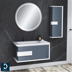 روشویی کابینتی لوکس کابین کد 607A مشکی