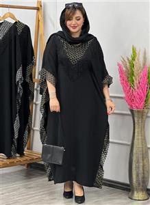 پانچ عبایی شیک و با کیفیت 😍 طرح بندی دارد😎جنس کرپ اعلاء 💯💢