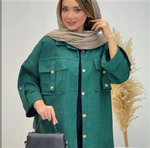 مانتو جیب صلیبی جذاب با رنگبندی و کیفیت فوق‌العاده عالی 😍💗🦋