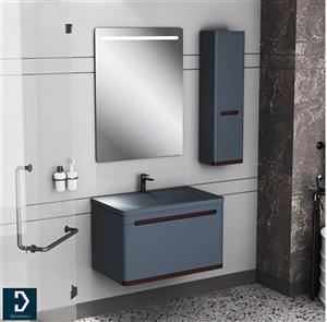 روشویی کابینتی لوکس کابین کد 608A طوسی
