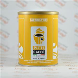 دانه قهوه پیتی کافه PITTI CAFFEE مدل ARABICA 100 