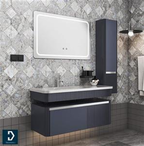روشویی کابینتی لوکس کابین مدل 605A طوسی