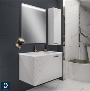روشویی کابینتی لوکس کابین مدل 616A مشکی