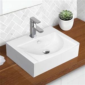 روشویی رو کابینتی مروارید مدل یاریس 45m درجه2 سفید