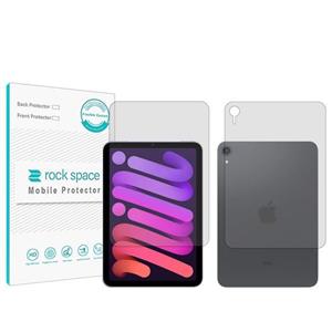 گلس صفحه نمایش و پشت تبلت اپل iPad mini (2021) مدل نانو هیدروژل شفاف برند راک اسپیس کد LL