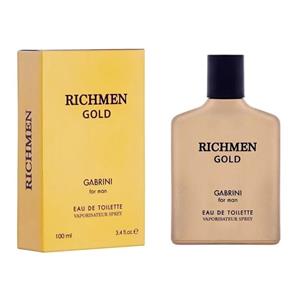 ادکلن مردانه گابرینی Richmen Black Gabrini حجم 100 میل محصول ترکیه