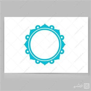 قاب متن اسلیمی قرآنی لایه باز
