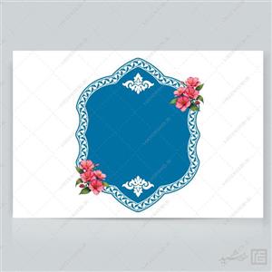 طرح کادر و قاب اسلیمی لایه باز