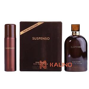 ادکلن مردانه سوسپنسو  فرگرانس ورد حجم ۱۰۰ میل با اسپری | Fragrance World Suspenso