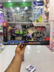 ماشین کنترلی همه کاره دودزا.شیش چرخ.دیوانه.هم کنترل با دسته هم با انگشت