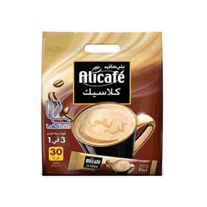 قهوه فوری علی کافه کلاسیک 3 در 1، بسته 20 عددی، ساشه 20 گرمی