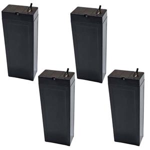 باتری سیلد اسید 4 ولت 1100 میلی آمپر ساعت مدل KSRE-1100 بسته 2 عددی