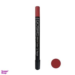 رژ لب مات مدادی گاش پلاس ( GOSH) شماره 209 (تعداد 3 عدد )