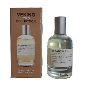 ادکلن سانتال 33 ویکینگ کد 101 حجم 25 میل santal 33 veiking