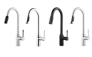 اکو شیر ظرفشویی دو منظوره فنو مشکی استیل مات