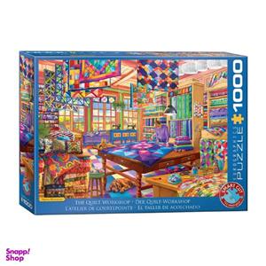 پازل 1000 تکه یوروگرافیکس پازلز مدل (6000-5859) The Quilt Workshop