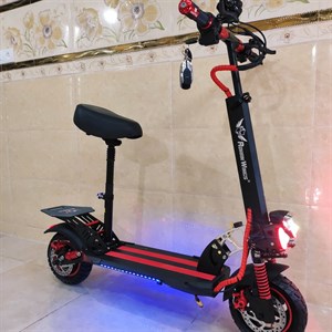 اسکوتر  برقی دو نفره  روهان  وینگز  ROHAN WINGSمدل e10 pro max  قرمز موتور براشلس آلمان
