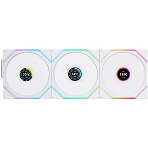 فن کیس لیان لی LIAN LI UNI FAN TL LCD WIRELESS 120 3×1 WHITE REVERSE