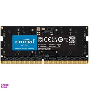 رم لپ تاپ کروشیال تک کاناله مدل CT16 فرکانس 4800 مگاهرتز DDR5  حافظه 16 گیگابایت