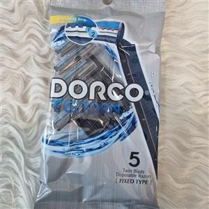 دورکو خودتراش 2 لب صابون دار 5 عددی نقره ای TG708N(2421)