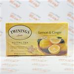 چای گیاهی توینینگز Twinings مدل Lemon & Ginger