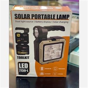 چراغ سولار  و جعبه ابزار مدل ToolKit 7739-L