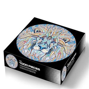 پازل 1000 تکه طرح شیر مدل دایره