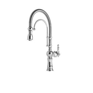 شیر ظرفشویی مدل بیزانس فنری سفید کروم