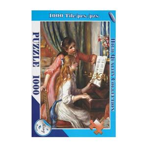 پازل 1000 تکه رینگ طرح پیانو و دختر ها