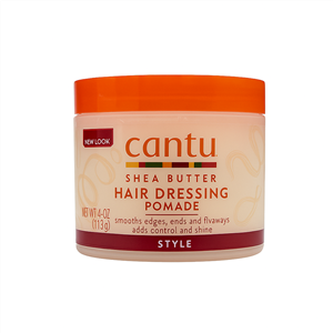 پماد حالت‌دهنده مو کنتو Cantu مدل Shea Butter Hair Dressing Pomade حجم ۱۱۳ گرم | براق‌کننده و تثبیت‌کننده بدون خشکی