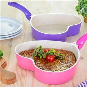 تابه عروس مدل hm383 طرح قلبی سایز 13