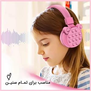 هدفون بلوتوثی مدل AH-806G دارای گوشی های قابل تنظیم (در حد نو)