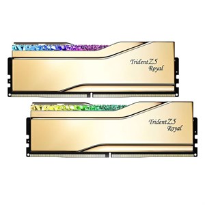 رم جی اسکیل GSKILL Trident Z5 ROYAL RGB GOLD 32GB(2x16) 7200MT s CL34 DDR5
