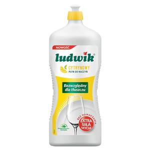 مایع ظرفشویی 1350 گرمی لودویک با رایحه لیمو
