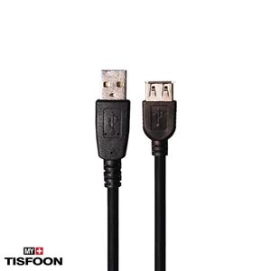 کابل افزایش طول USB 2.0 وی نت مدل V-CUE20006 طول 60 سانتی متر 