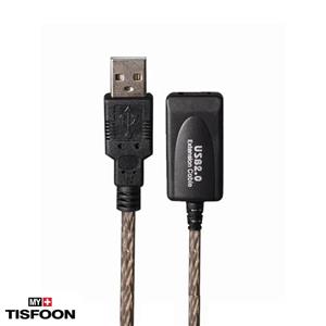 کابل افزایش طول اکتیو USB 2.0 وی نت طول 15 متر مدل V-CUE20150 