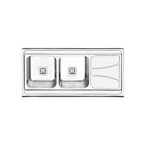 سینک ظرفشویی روکار پرنیان استیل مدل PS1112