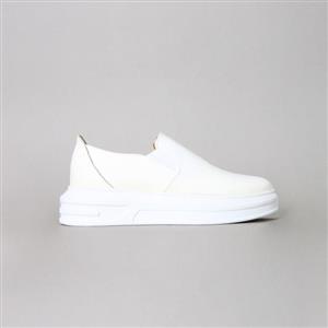 کفش اسپرت بدون بند زنانه رنگ سفید