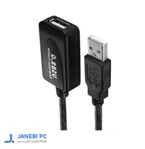 کابل افزایش طول مدار دار (اکتیو) USB 2.0 فرانت مدل FN-U2CF250 طول 25 متر 
