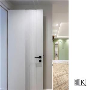 درب شیاری مدرن ضد آب MDF روکش PVC