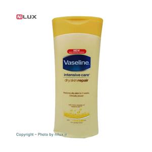 لوسیون بدن ترمیم کننده Dry Skin Repair وازلین 400 میل