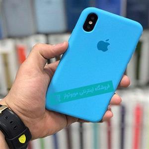 قاب سیلیکونی آیفون مناسب برای کلیه گوشی های iphone (نیلی)
