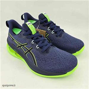 کفش اسیکس ژل کینسی مکس مردانه (سرمه‌ای سبز)