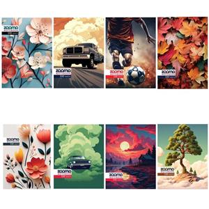 دفتر خط دار ۱۰۰ برگ سیمی مجلد مارک زوما