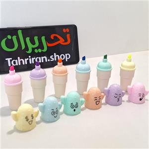 بسته ی ماژیک هایلایتر طرح کاکتوس ۶ عددی