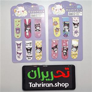 بوکمارک مگنتی آهنربایی طرح کرومی ۶ عددی