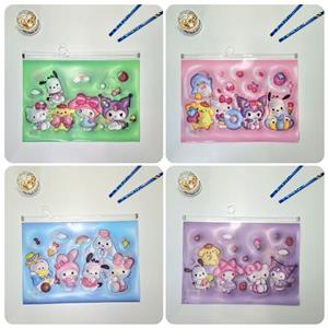 پوشه زیپی طرح کرومی و دوستان سایز آ۴